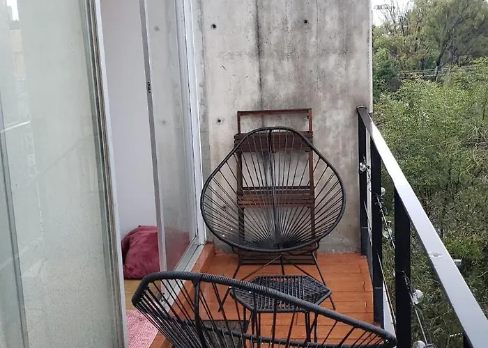 Ubicado Cerca De La Zona Cultural De Coyoacan, Estadios Apartment *